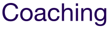 Coaching